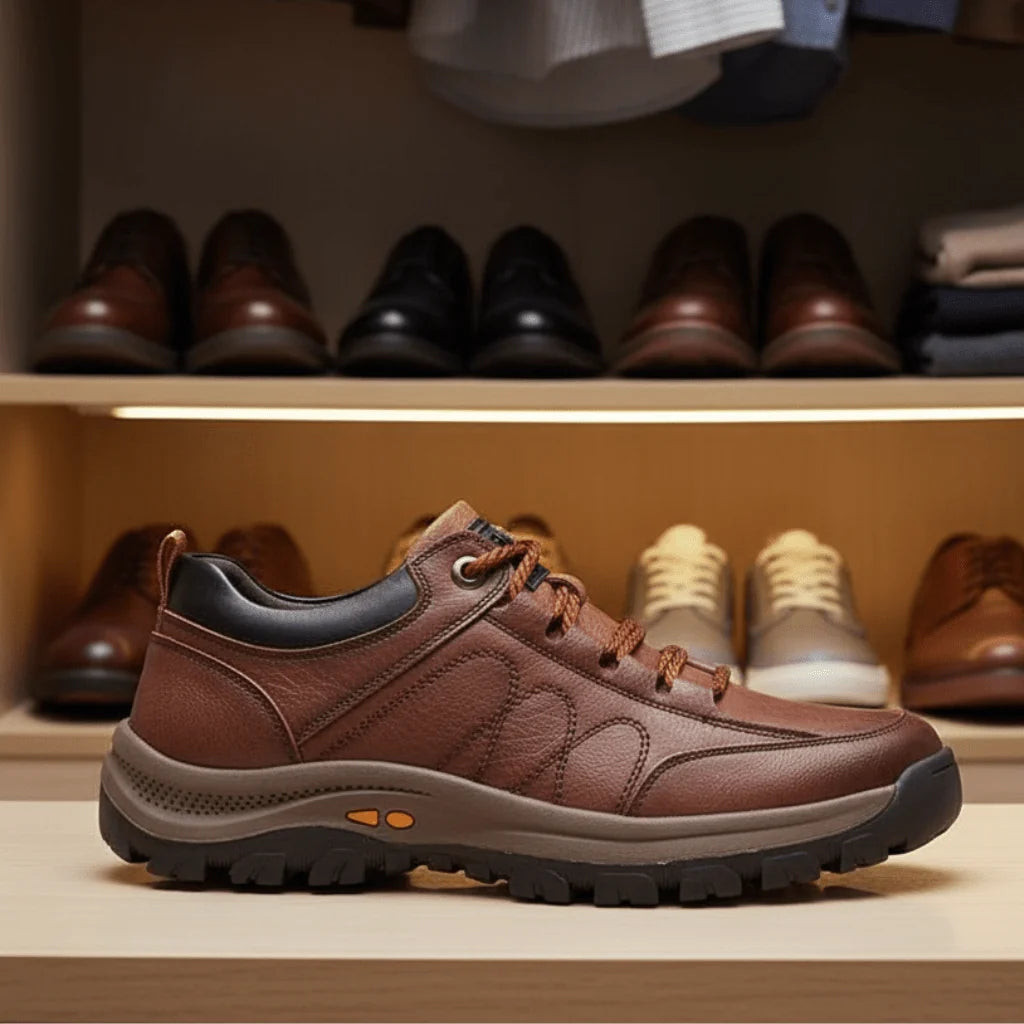Casual Shoes Genuine Leather Lightweight Water-Resistant