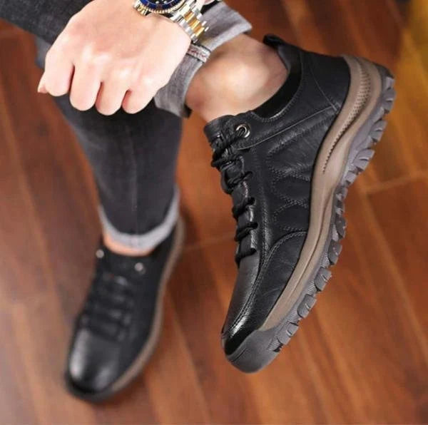 Casual Shoes Genuine Leather Lightweight Water-Resistant