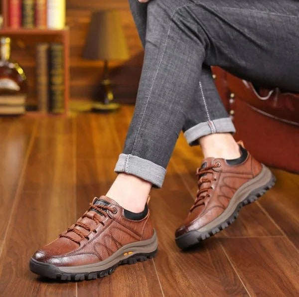 Casual Shoes Genuine Leather Lightweight Water-Resistant