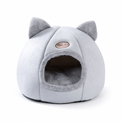 Cat Burrow Memory Foam Plush Lining & Durable Construction