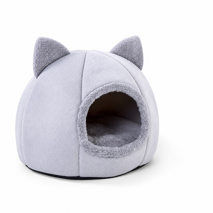Cat Burrow Memory Foam Plush Lining & Durable Construction