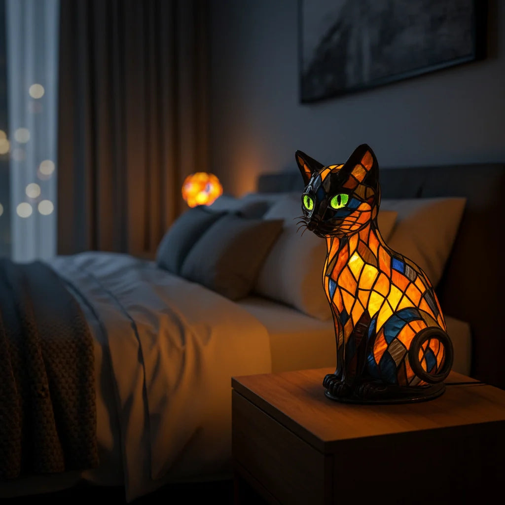 Cat Night Light Rechargeable Silicone Touch Control