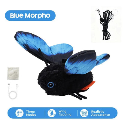 Cat Toy Flapping Butterfly Motion-Activated for Interactive Play