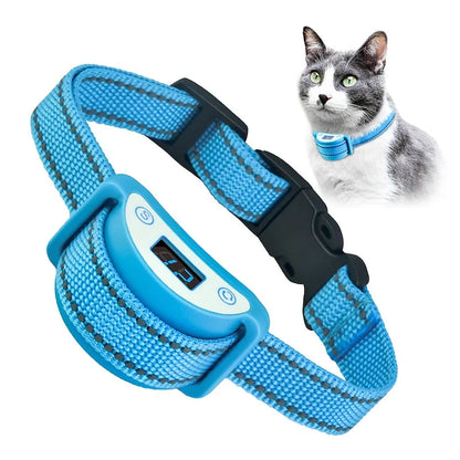Cat Training Collar Sound Vibration Shock Modes Rechargeable Waterproof