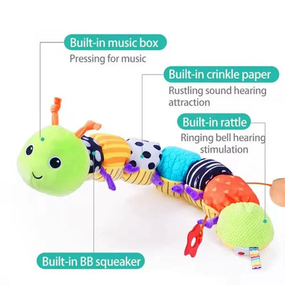Caterpillar Toy Soft Plush With Soothing Melodies