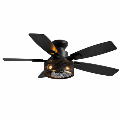 Ceiling Fan 46 Inch Whisper-Quiet Remote & App