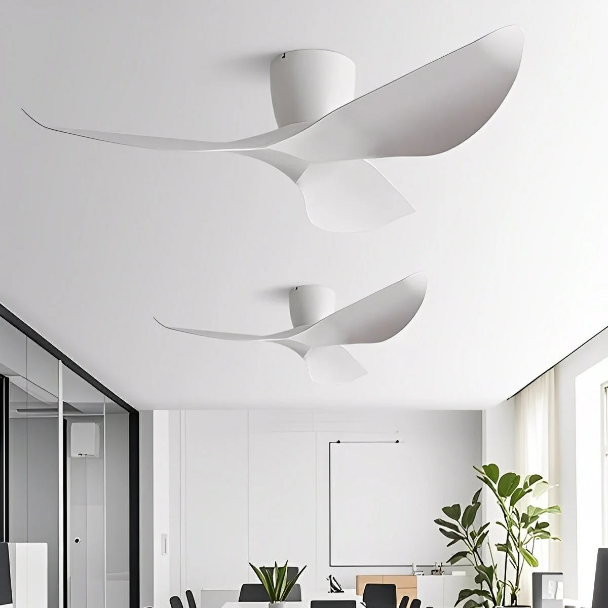 Ceiling Fan Reversible Quiet DC Motor Six-Speed