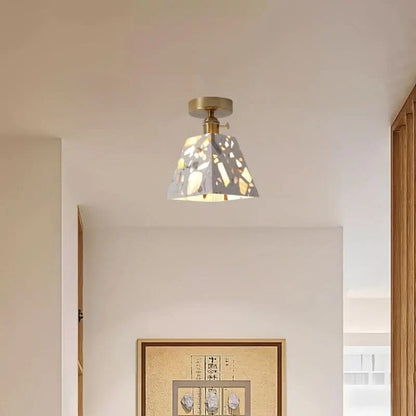 Ceiling Light Minimalist Japanese Design Clear Shade Warm Light