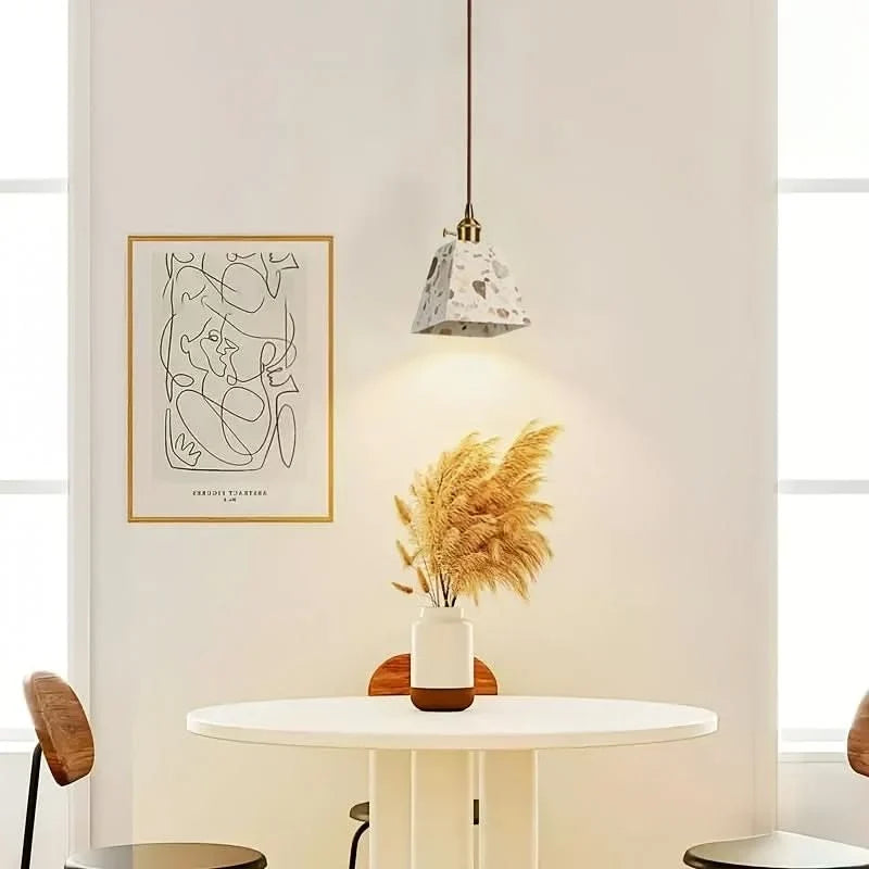 Ceiling Light Minimalist Japanese Design Clear Shade Warm Light