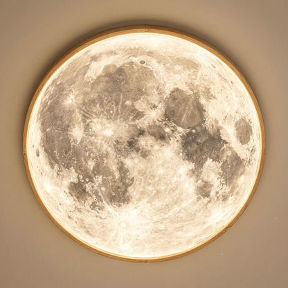 Ceiling Light Moon Design Dimmable LED Three-Color