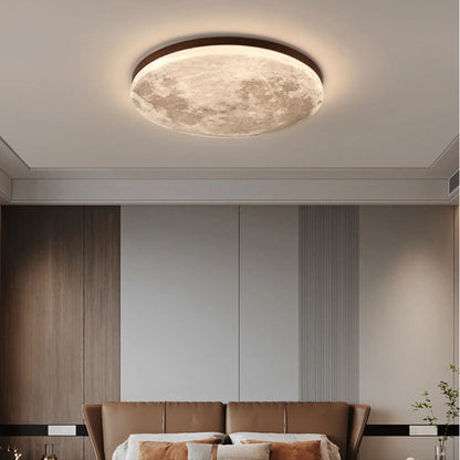 Ceiling Light Moon Design Dimmable LED Three-Color