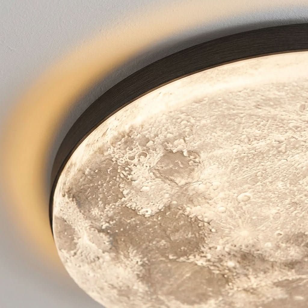 Ceiling Light Moon Design Dimmable LED Three-Color