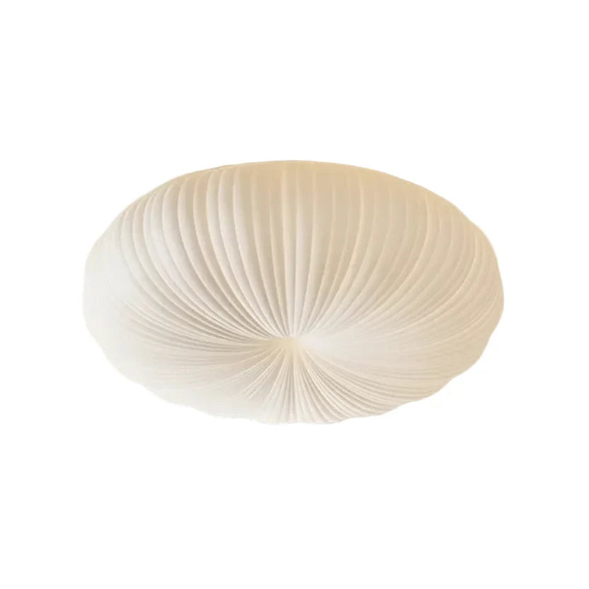 Ceiling Light Pleated Acrylic Integrated Warm White LED Flush Mount