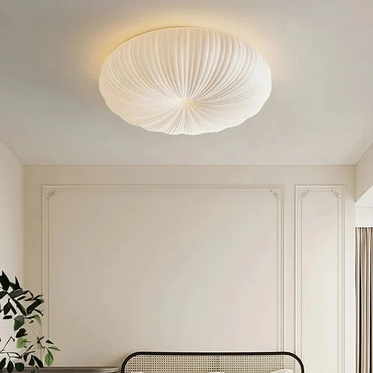 Ceiling Light Pleated Integrated LED Flush Mount