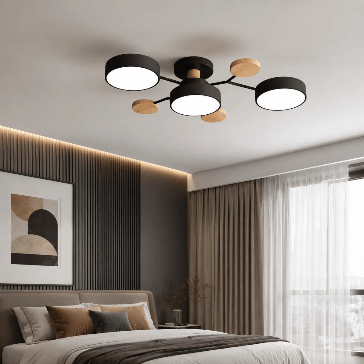 Ceiling Light Round Slim Replaceable LED Elements