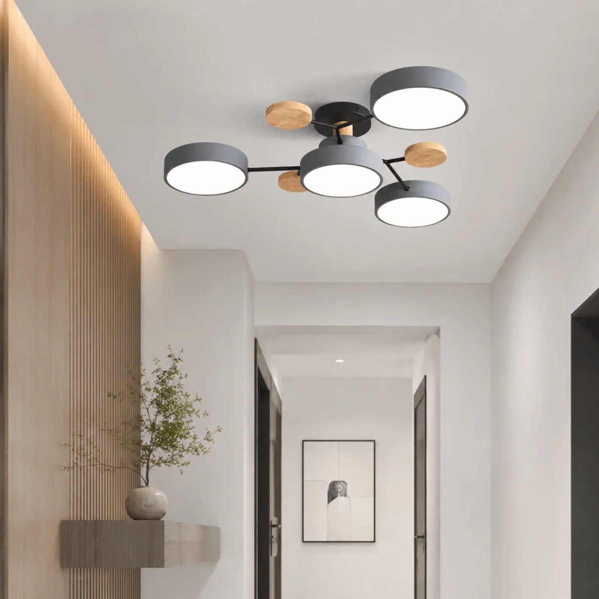 Ceiling Light Round Slim Replaceable LED Elements