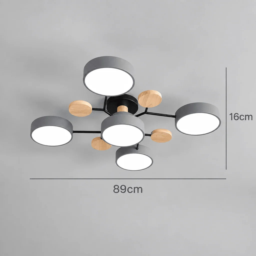 Ceiling Light Round Slim Replaceable LED Elements