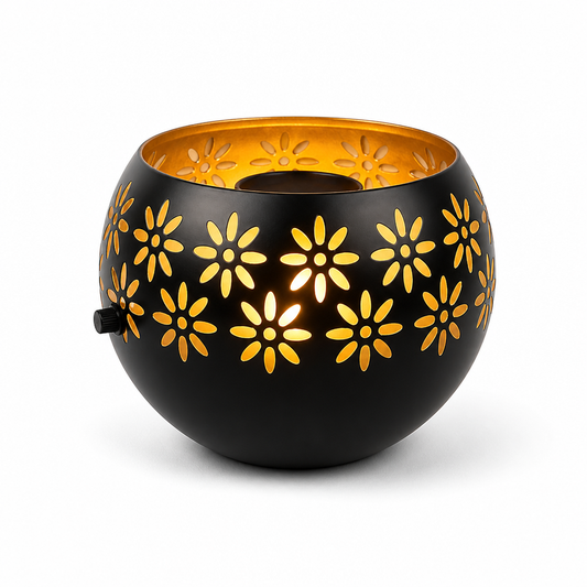 Ceramic Candle Lamp with Adjustable Brightness Switch