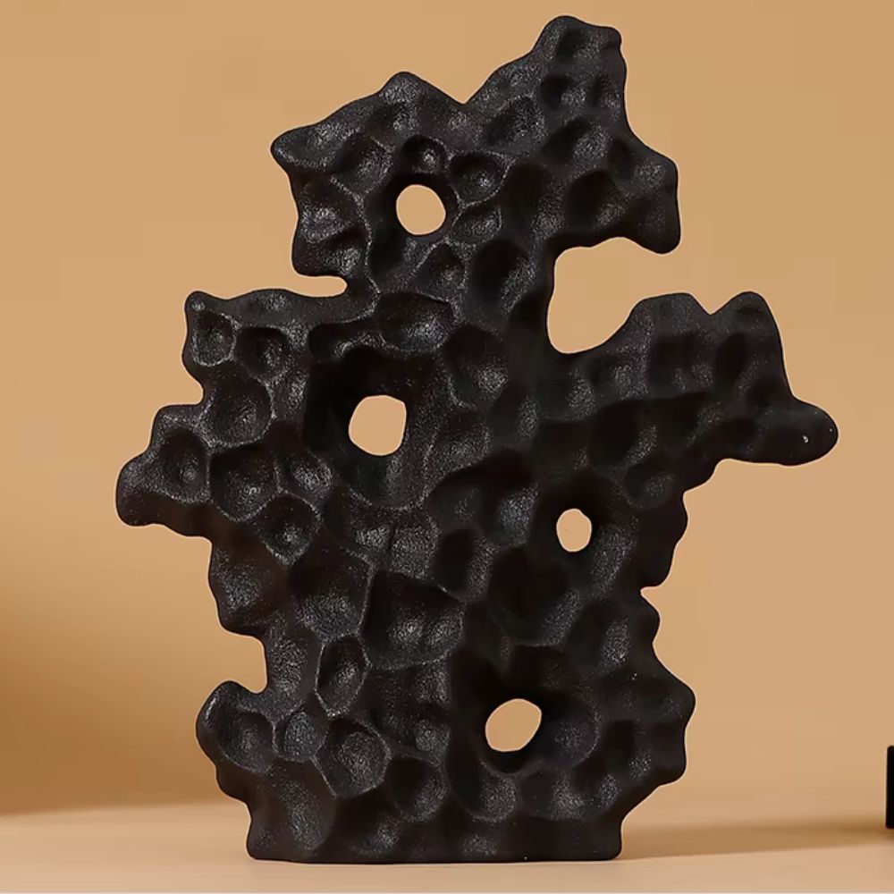 Ceramic Coral Sculpture Enamel Finish