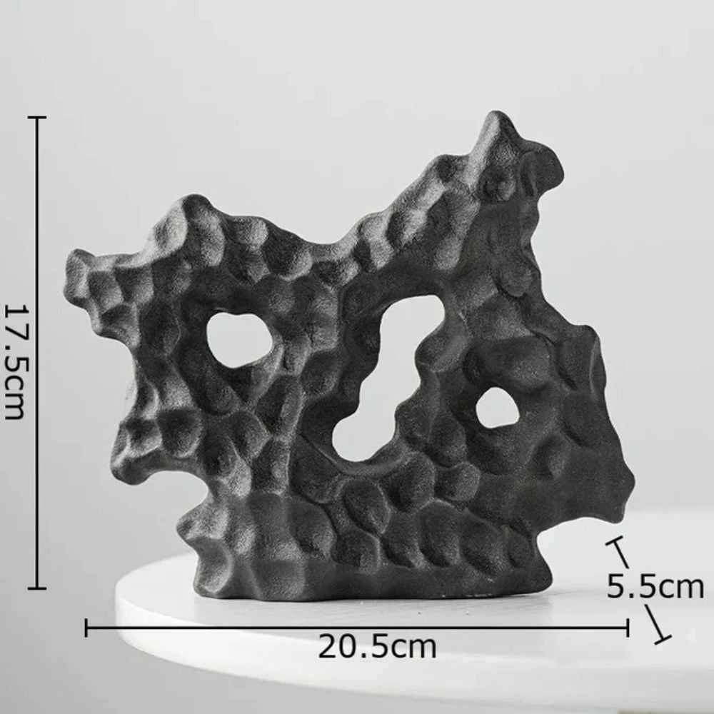 Ceramic Coral Sculpture Enamel Finish