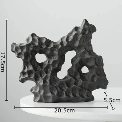 Ceramic Coral Sculpture Enamel Finish