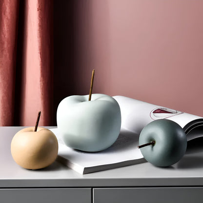 Ceramic Ornament Handcrafted Pastel Enamel Finish