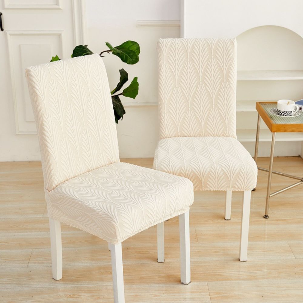 Chair Cover Elastic Jacquard Microfiber & Machine Washable