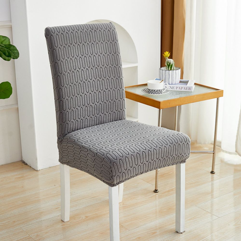 Chair Cover Elastic Jacquard Microfiber & Machine Washable