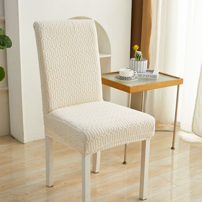 Chair Cover Elastic Jacquard Microfiber & Machine Washable