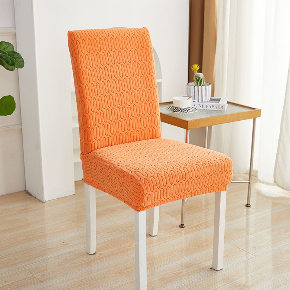 Chair Cover Elastic Jacquard Microfiber & Machine Washable