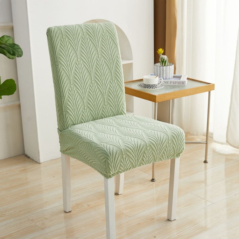Chair Cover Elastic Jacquard Microfiber & Machine Washable