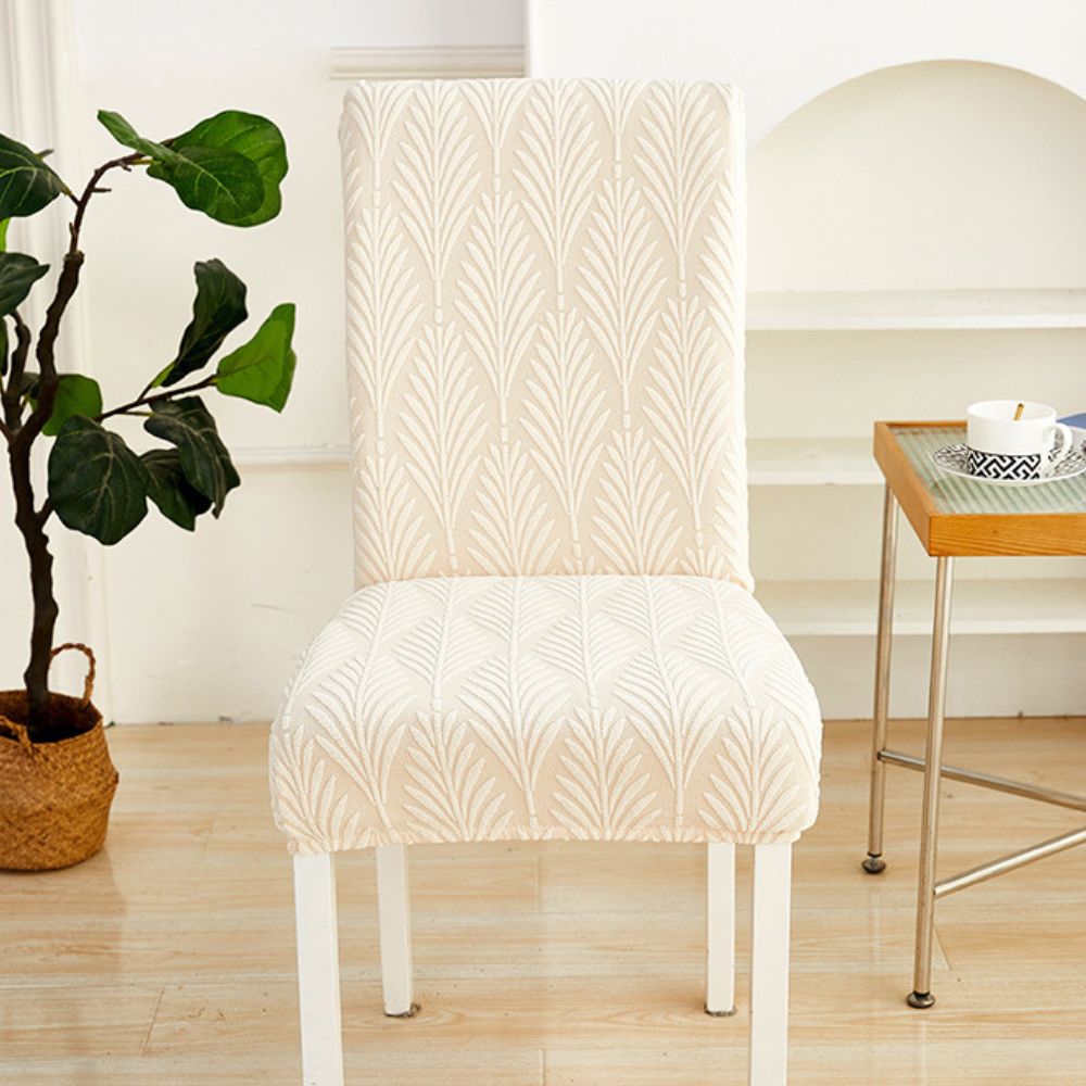 Chair Cover Elastic Jacquard Microfiber & Machine Washable