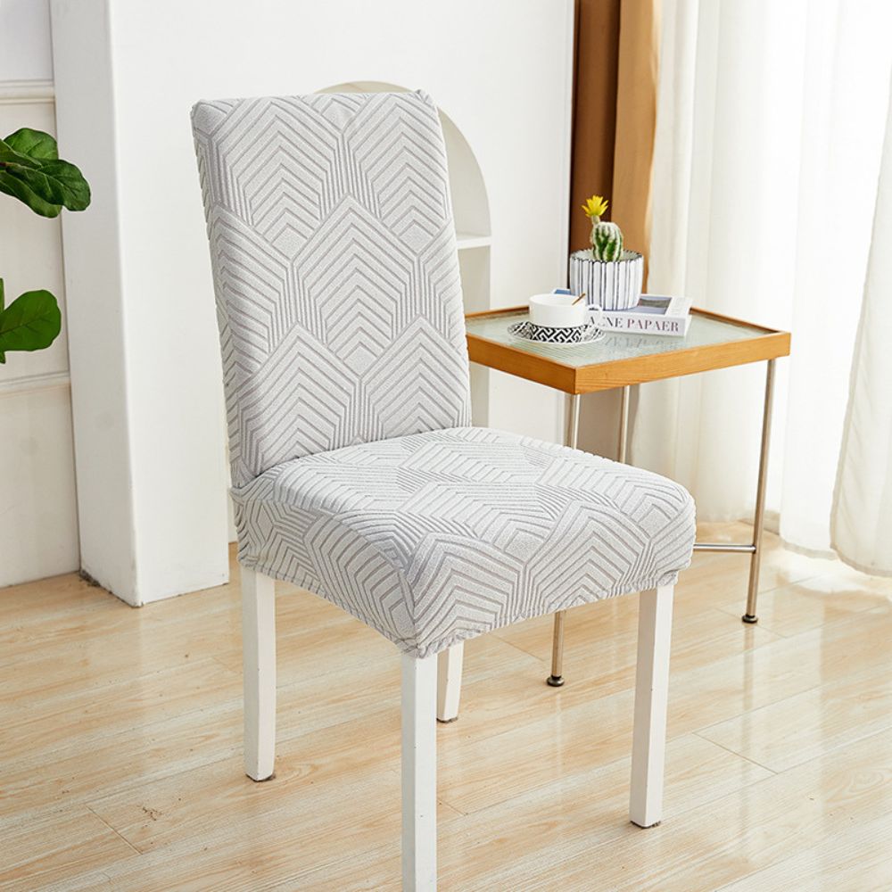 Chair Cover Elastic Jacquard Microfiber & Machine Washable