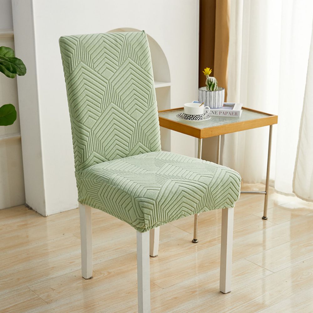 Chair Cover Elastic Jacquard Microfiber & Machine Washable