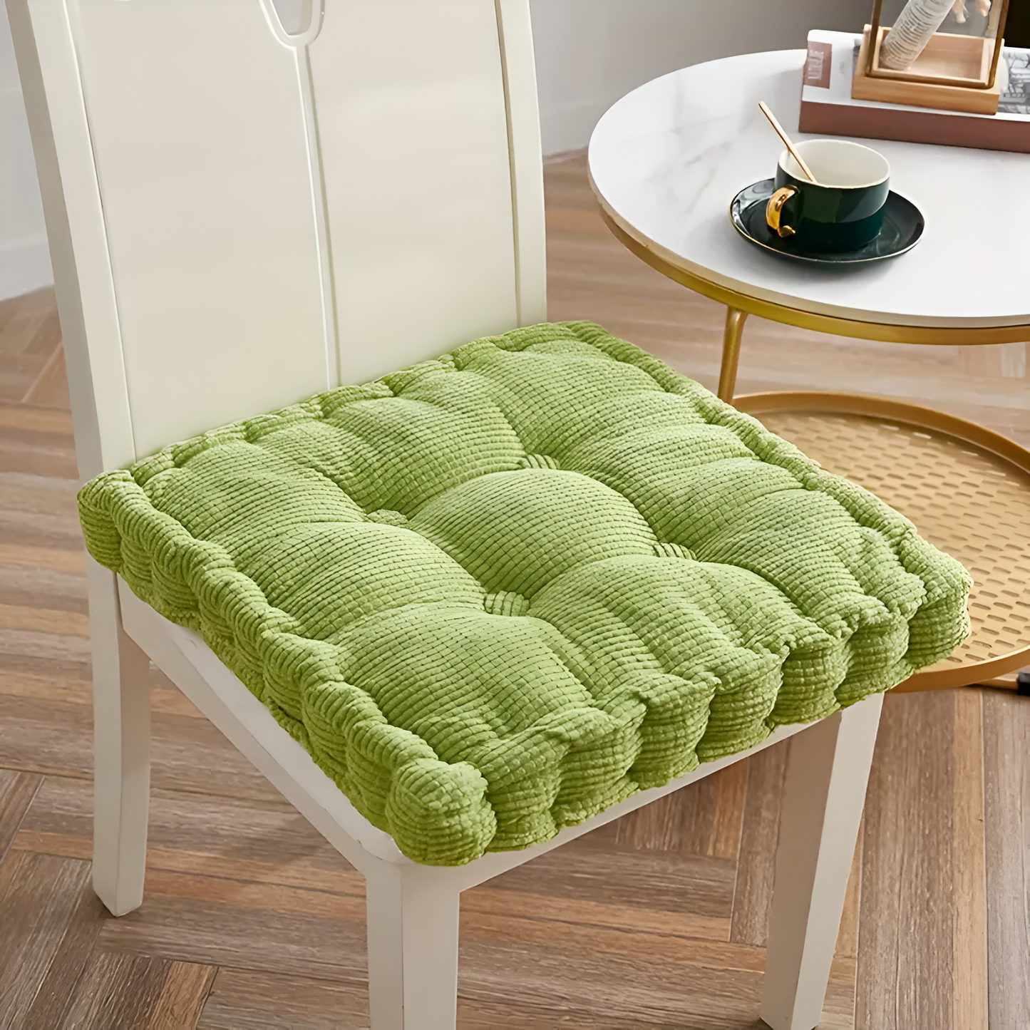 Chair Cushion Stackable Corduroy 16 Inch Round & Square
