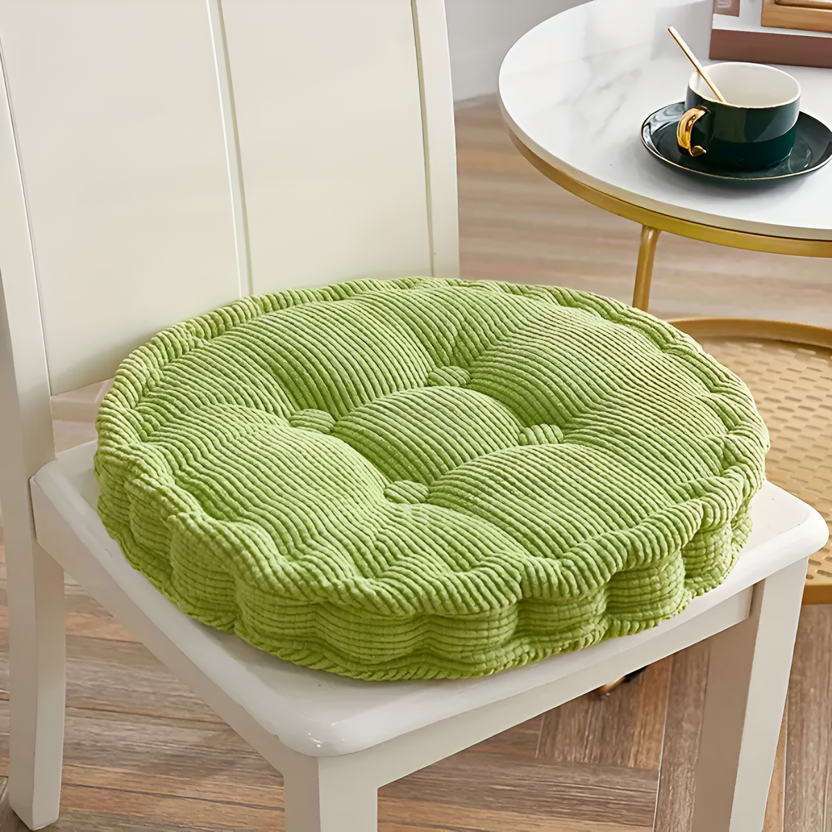 Chair Cushion Stackable Corduroy 16 Inch Round & Square