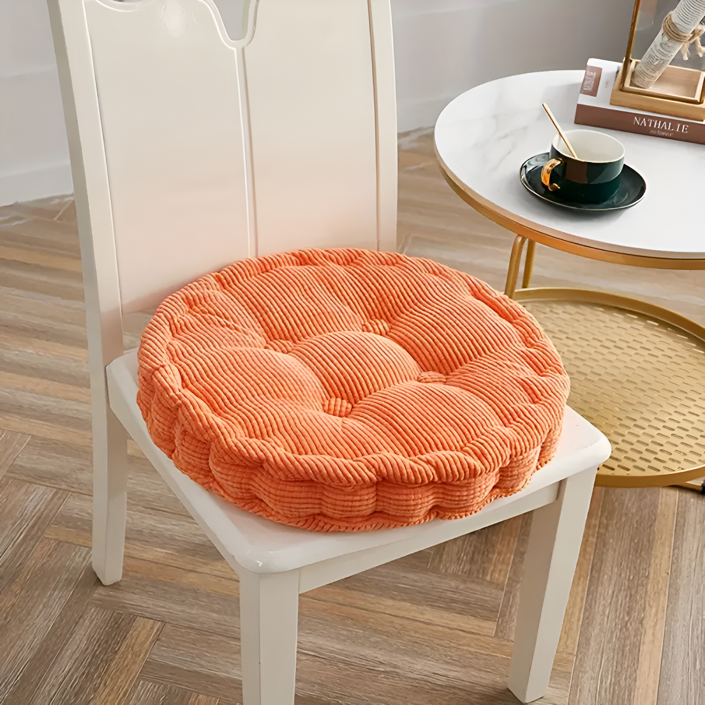 Chair Cushion Stackable Corduroy 16 Inch Round & Square