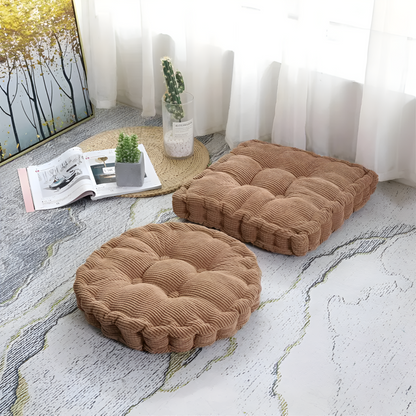 Chair Cushion Stackable Corduroy 16 Inch Round & Square
