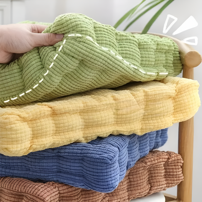 Chair Cushion Stackable Corduroy 16 Inch Round & Square