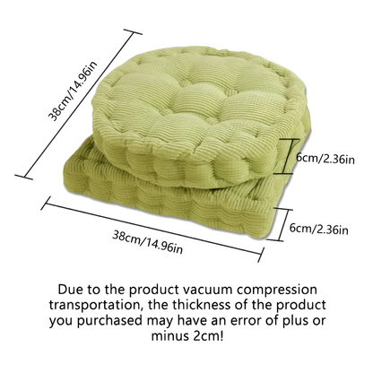 Chair Cushion Stackable Corduroy 16 Inch Round & Square