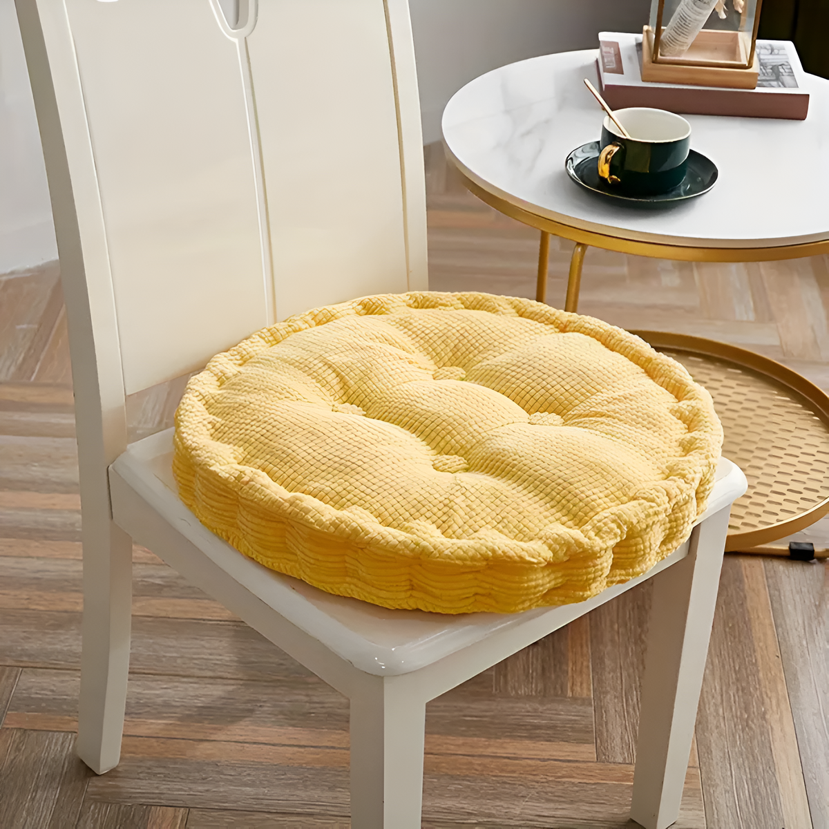 Chair Cushion Stackable Corduroy 16 Inch Round & Square