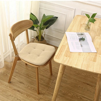 Chair Cushion Tufted Microfiber With Tie Straps