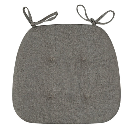 Chair Cushion Tufted Microfiber With Tie Straps
