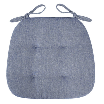 Chair Cushion Tufted Microfiber With Tie Straps