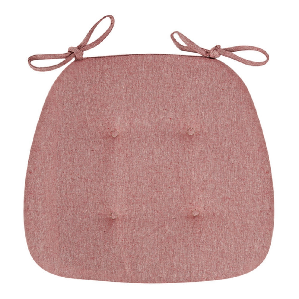 Chair Cushion Tufted Microfiber With Tie Straps