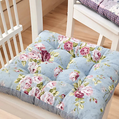 Chair Seat Cushion 2.5-Inch Thick Microfiber Blend Non-Slip Ties