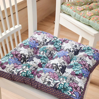 Chair Seat Cushion 2.5-Inch Thick Microfiber Blend Non-Slip Ties