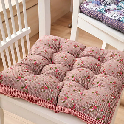 Chair Seat Cushion 2.5-Inch Thick Microfiber Blend Non-Slip Ties
