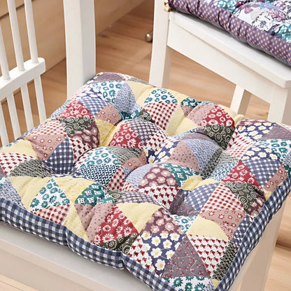 Chair Seat Cushion 2.5-Inch Thick Microfiber Blend Non-Slip Ties