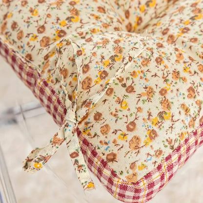 Chair Seat Cushion 2.5-Inch Thick Microfiber Blend Non-Slip Ties